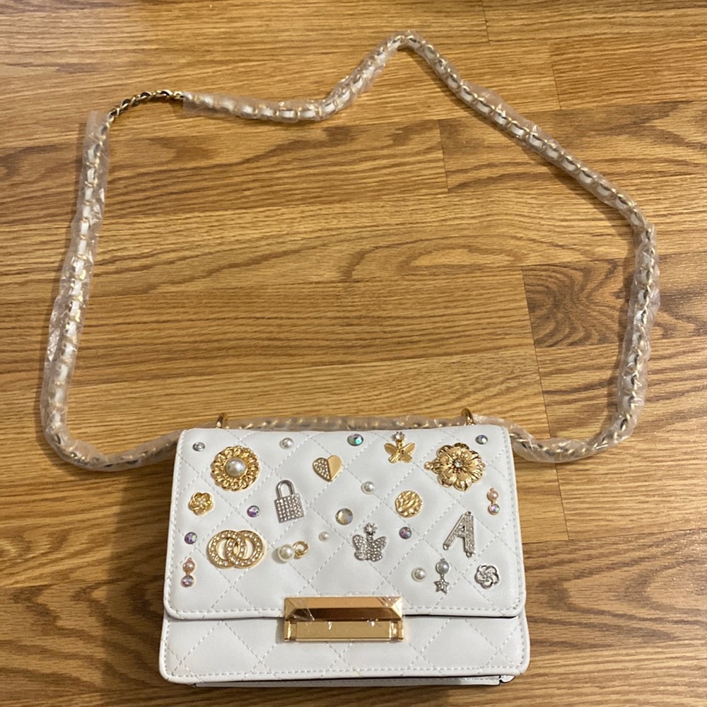 Aldo White Acaresa Convertible Crossbody Bag